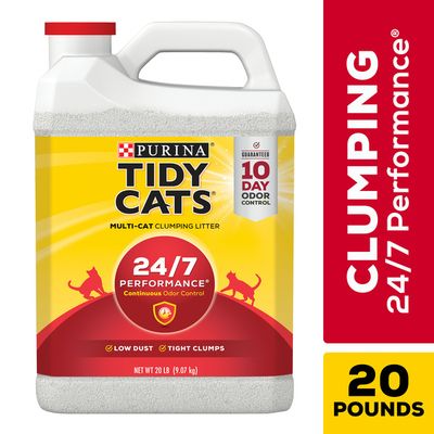 Purina Tidy Cats Clumping Cat Litter, 24/7 Performance Multi Cat Litter