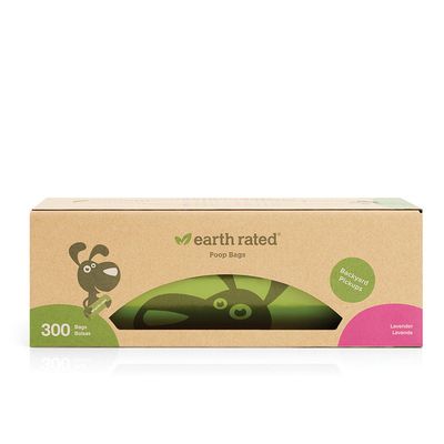 Earth Rated Lavender Dog Waste Bags, Large Single Roll