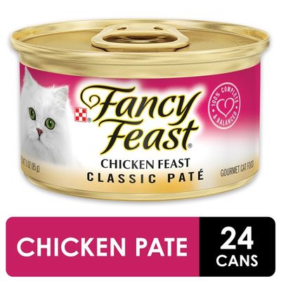 Fancy Feast Grain Free Pate Wet Cat Food, Classic Pate Chicken Feast