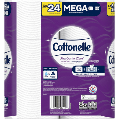 Cottonelle Ultra ComfortCare Mega Roll Toilet Paper Bath Tissue