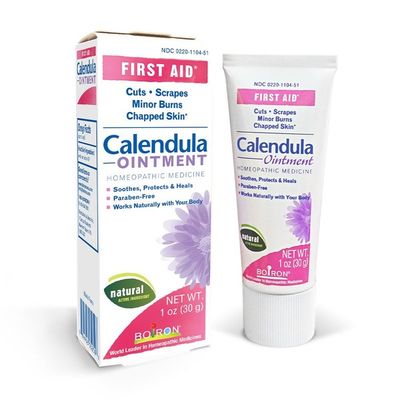 Boiron Calendula Ointment, Homeopathic First Aid Ointment for Cuts, Scrapes, Minor Burns, and Chapped Skin