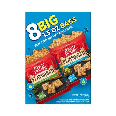 Keebler Town House Flatbread Crisps Crackers Variety Pack
