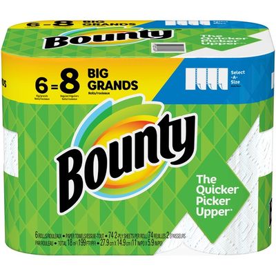 Bounty Select-A-Size Paper Towels, White