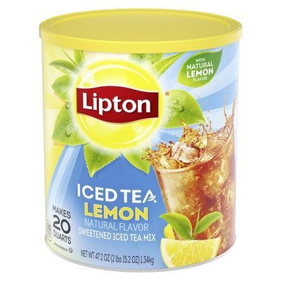 Lipton Black Iced Tea Mix Lemon
