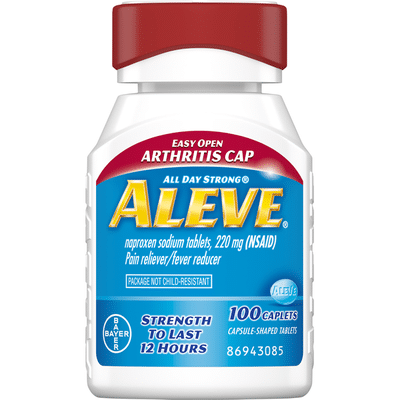Aleve Pain Reliever/Fever Reducer, 220 mg, Caplets