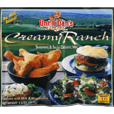 Uncle Dans Seasoning & Salad Dressing Mix, Original Creamy Ranch