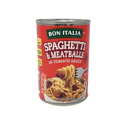 Bon Italia Spaghetti & Meatballs In Tomato Sauce