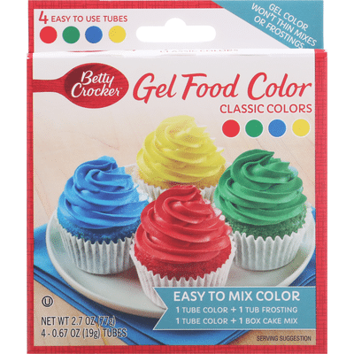 Betty Crocker Gel Food Color, Classic Colors