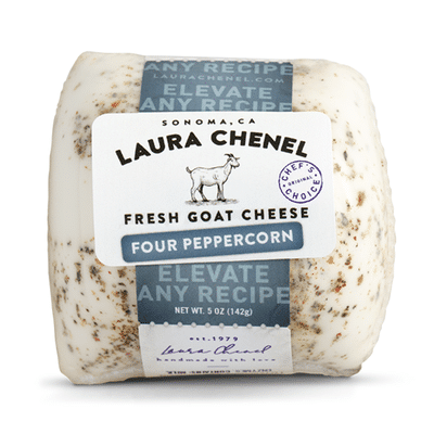 Laura Chenel's Chèvre Four Peppercorn Fresh Goat Cheese Chabis