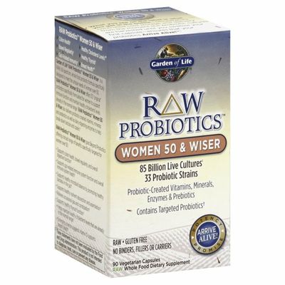Garden of Life Probiotics, Women 50 & Wiser, Vegetarian Capsules