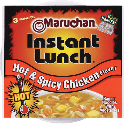 Maruchan Hot Spicy Chicken Flavor Ramen Noodle Soup 2 25 Oz Instacart