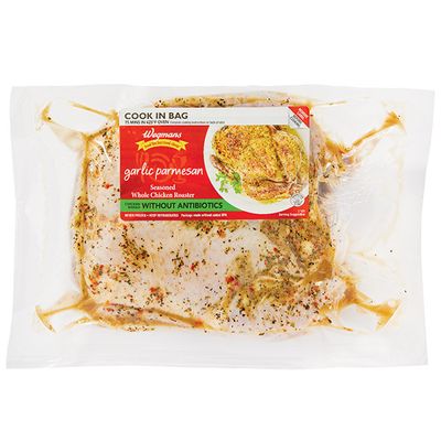 Wegmans Garlic Parmesan Seasoned Whole Chicken