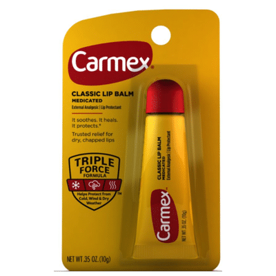 Carmex Medicated Lip Balm Tube, Lip Moisturizer for Dry, Chapped Lips