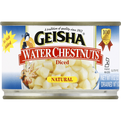 Geisha Water Chestnuts, Diced