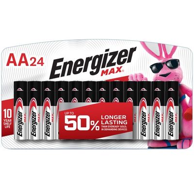Energizer AA Batteries, Double A Alkaline Batteries