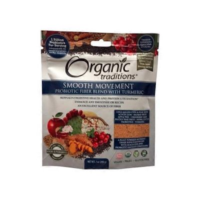 Organic Traditions Organic Probiotic Fiber Mix With Turmeric