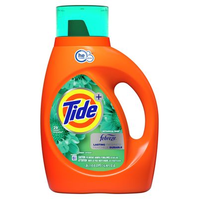 Tide Plus Febreze Freshness Botanical Rain He Turbo Clean Liquid Laundry
