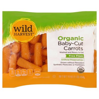 Wild Harvest Carrots, Organic, Baby-Cut