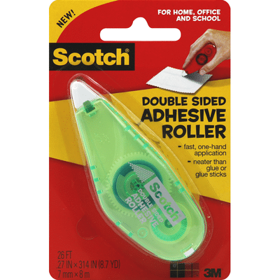 Scotch Adhesive Roller Double Sided 1 Each Instacart