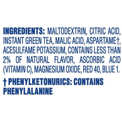 Crystal Light Pomegranate Green Tea Naturally Flavored Powdered Drink Mix
