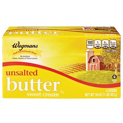 Wegmans Butter, Unsalted, Sweet Cream