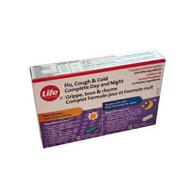 Life Brand Complete Cold, Cough & Flu Day & Night Medication