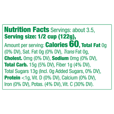 Dole Peach Slices in 100% Fruit Juice, Yellow Cling, Fridge Pack