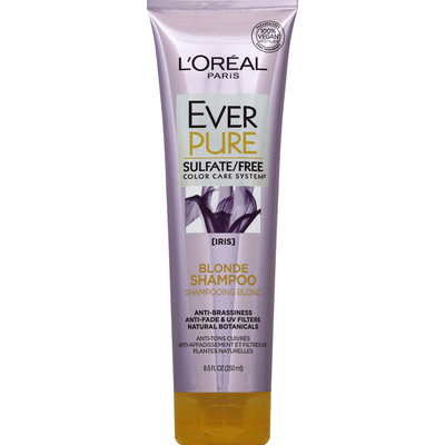 L'Oreal Ever Pure Sulfate Free Color Care System Blonde Shampoo Iris