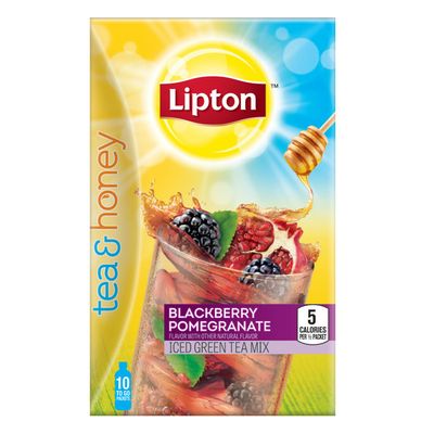 Lipton Iced Green Tea To-go Packets Blackberry Pomegranate