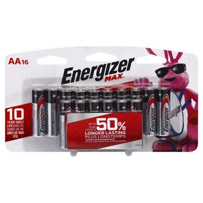 Energizer AA Batteries, Double A Alkaline Batteries