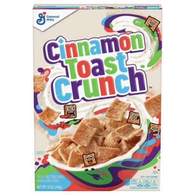 Cinnamon Toast Crunch Breakfast Cereal with Whole Grain