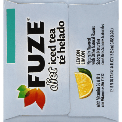 Fuze Diet Lemon Black Iced Tea