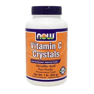 Now Vitamin C Crystals Ascorbic Acid Antioxidant Protection Dietary Supplement Pure Powder