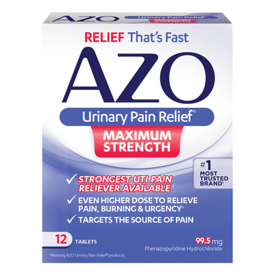 Azo Urinary Pain Relief Max Strength