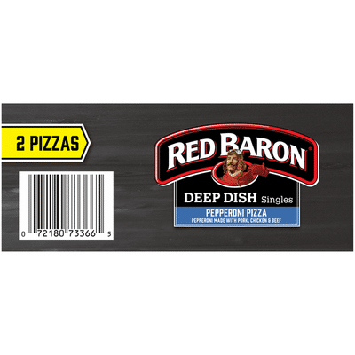 Red Baron Deep Dish Singles Pepperoni Pizzas