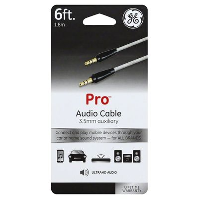GE Audio Cable, 6 Feet
