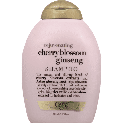OGX Shampoo, Cherry Blossom Ginseng (13 oz) - Instacart
