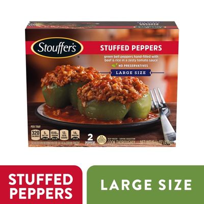 Stouffer's Stuffed Peppers Large Size Frozen Meal