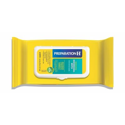 Preparation H Medicated Hemorrhoidal Wipes with Witch Hazel