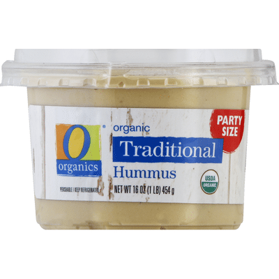 O Organics Hummus, Organic, Traditional, Party Size