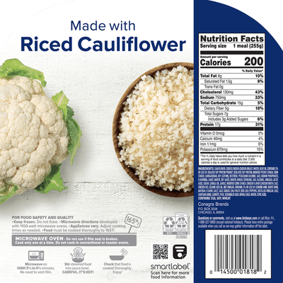 Birds Eye Chicken Fried Riced Cauliflower Bowl
