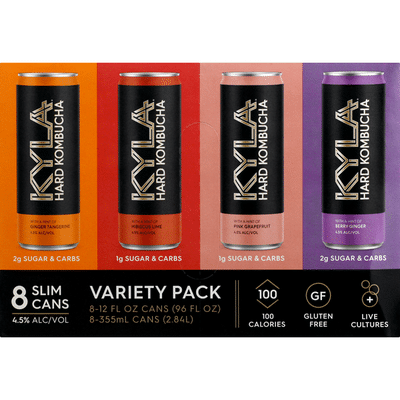 Kyla Hard Kombucha, Variety Pack