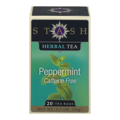 Stash Tea Herbal Tea, Peppermint, Caffeine Free, Bags
