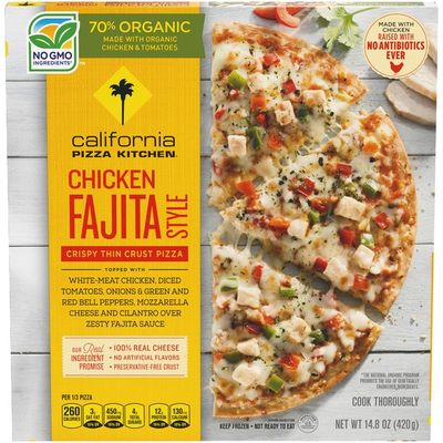 California Pizza Kitchen Chicken Fajita Style Crispy Thin Crust Frozen Pizza