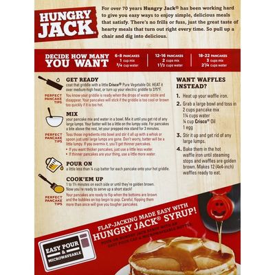 Hungry Jack Pancake Waffle Mix Buttermilk 32 Oz Instacart