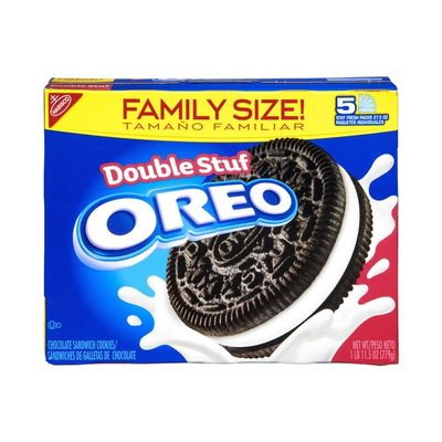 Oreo Nabisco Family Size Double Stuf Oreo Chocolate Sandwich Cookies 27 5 Oz Delivery Or Pickup Near Me Instacart