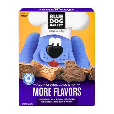 Blue Dog Bakery Treats for Dogs, Assorted Flavors, More Crunch, Large