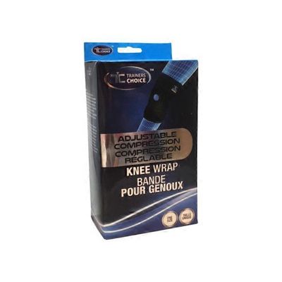 Trainer's Choice One Size Blue Compression Knee Wrap