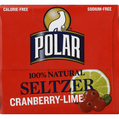 Polar Seltzer Calorie-Free Cranberry Lime