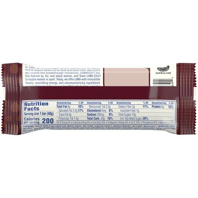 Luna Caramel Walnut Brownie Whole Nutrition Bar